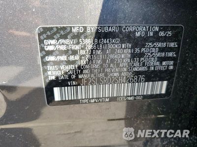 Zdjęcie 14 z 14 samochodu: 2025 SUBARU FORESTER LIMITED VIN:JF2SLSRD2SH426876 - miniatura