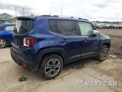 Trzecie zdjęcie samochodu z tyłu: 2017 JEEP RENEGADE LIMITED VIN:ZACCJBDB3HPF98754 - miniatura