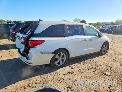 Trzecie zdjęcie samochodu z tyłu: 2018 HONDA ODYSSEY EXL VIN:5FNRL6H70JB025020 - miniatura
