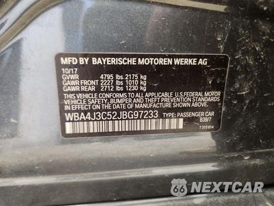 Zdjęcie 12 z 12 samochodu: 2018 BMW 430XI GRAN COUPE VIN:WBA4J3C52JBG97233 - miniatura