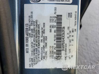 Zdjęcie 12 z 12 samochodu: 2012 FORD FUSION SEL VIN:3FAHP0JG4CR263936 - miniatura