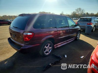 Trzecie zdjęcie samochodu z tyłu: 2002 DODGE GRAND CARAVAN ES VIN:2B4GP54L52R674470 - miniatura