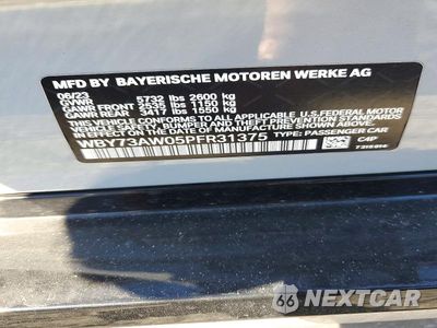 Zdjęcie 12 z 12 samochodu: 2023 BMW I4 EDRIVE 40 VIN:WBY73AW05PFR31375 - miniatura