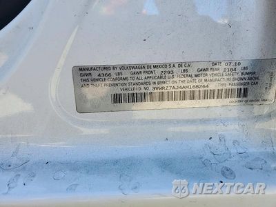 Zdjęcie 12 z 12 samochodu: 2010 VOLKSWAGEN JETTA SE VIN:3VWRZ7AJ4AM168264 - miniatura