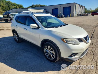 Czwarte zdjęcie samochodu z boku: 2015 NISSAN ROGUE SL VIN:5N1AT2MV6FC888477 - miniatura