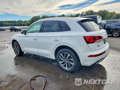 Drugie zdjęcie samochodu z przodu: 2021 AUDI Q5 PREMIUM PLUS VIN:WA1BAAFY6M2006365 - miniatura