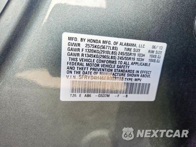 Zdjęcie 14 z 14 samochodu: 2014 ACURA MDX TECHNOLOGY VIN:5FRYD4H46EB003188 - miniatura