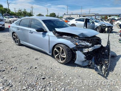 Czwarte zdjęcie samochodu z boku: 2022 HONDA ACCORD SPORT VIN:1HGCV1F37NA112738 - miniatura