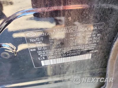 Zdjęcie 13 z 13 samochodu: 2018 HYUNDAI SANTA FE SPORT 2.4L VIN:5NMZU3LB8JH088470 - miniatura