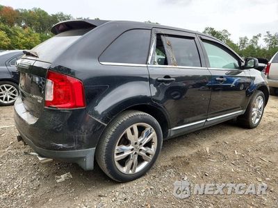 Trzecie zdjęcie samochodu z tyłu: 2011 FORD EDGE LIMITED VIN:2FMDK4KC3BBA28947 - miniatura