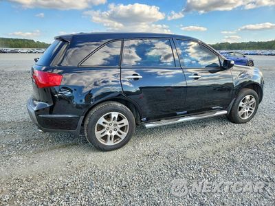 Trzecie zdjęcie samochodu z tyłu: 2007 ACURA MDX TECHNOLOGY VIN:2HNYD28477H512591 - miniatura