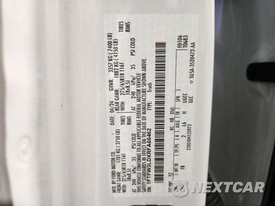 Zdjęcie 13 z 13 samochodu: 2024 FORD F150 XLT VIN:1FTFW3LDXRFA66462 - miniatura