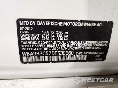 Zdjęcie 12 z 12 samochodu: 2013 BMW 328 XI VIN:WBA3B3C52DF530860 - miniatura