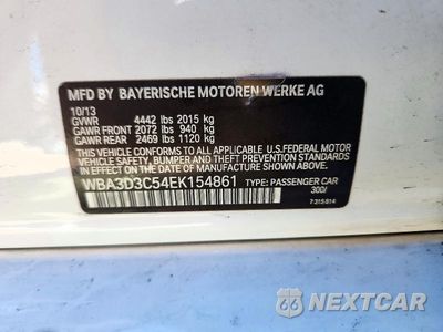 Zdjęcie 12 z 12 samochodu: 2014 BMW 328 D VIN:WBA3D3C54EK154861 - miniatura