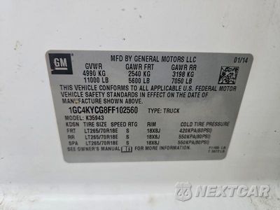 Zdjęcie 12 z 12 samochodu: 2015 CHEVROLET SILVERADO K3500 VIN:1GC4KYCG8FF102560 - miniatura