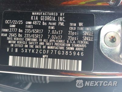 Zdjęcie 13 z 13 samochodu: 2026 KIA SPORTAGE LX VIN:5XYK2CDF7TG385946 - miniatura
