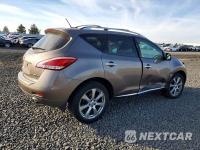 Trzecie zdjęcie samochodu z tyłu: 2012 NISSAN MURANO S VIN:JN8AZ1MW0CW216127 - miniatura