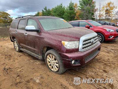 Czwarte zdjęcie samochodu z boku: 2010 TOYOTA SEQUOIA PLATINUM VIN:5TDDW5G11AS026357 - miniatura