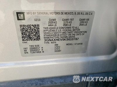 Zdjęcie 13 z 13 samochodu: 2019 CHEVROLET EQUINOX LS VIN:3GNAXHEV5KS610787 - miniatura