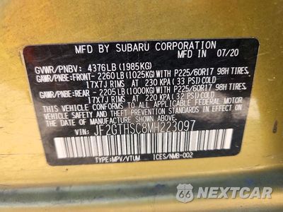 Zdjęcie 13 z 13 samochodu: 2021 SUBARU CROSSTREK SPORT VIN:JF2GTHSC8MH223097 - miniatura