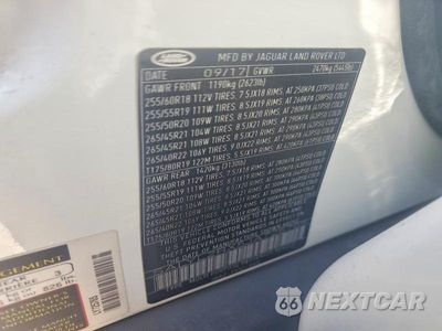 Zdjęcie 13 z 13 samochodu: 2018 LAND ROVER RANGE ROVER VELAR R-DYNAMIC SE VIN:SALYL2RX5JA725765 - miniatura