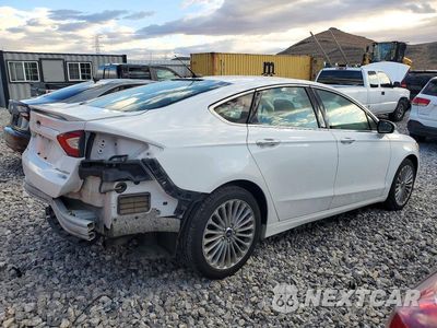 Trzecie zdjęcie samochodu z tyłu: 2014 FORD FUSION TITANIUM VIN:3FA6P0D92ER307259 - miniatura