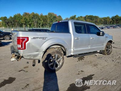 Trzecie zdjęcie samochodu z tyłu: 2017 FORD F150 SUPERCREW VIN:1FTEW1EG3HFA44809 - miniatura
