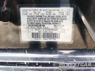 Zdjęcie 13 z 13 samochodu: 2016 NISSAN VERSA VIN:3N1CN7AP6GL907936 - miniatura