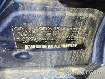 Zdjęcie 12 z 12 samochodu: 2017 HYUNDAI ELANTRA SE VIN:5NPD74LF0HH089846 - miniatura