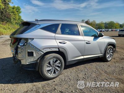 Trzecie zdjęcie samochodu z tyłu: 2024 HYUNDAI TUCSON BLUE VIN:KM8JBCD12RU191022 - miniatura