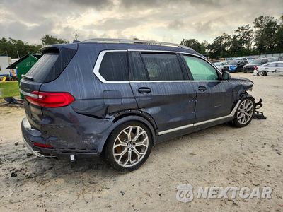 Trzecie zdjęcie samochodu z tyłu: 2021 BMW X7 XDRIVE40I VIN:5UXCW2C02M9H27355 - miniatura
