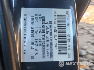 Zdjęcie 12 z 12 samochodu: 2014 MAZDA 6 SPORT VIN:JM1GJ1U67E1129399 - miniatura