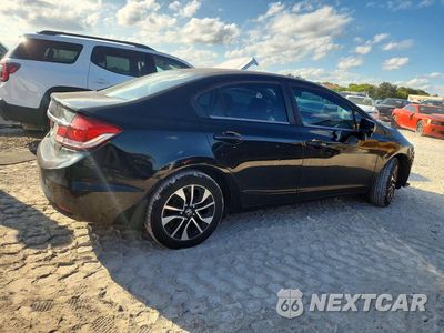 Trzecie zdjęcie samochodu z tyłu: 2014 HONDA CIVIC EX VIN:19XFB2F86EE071232 - miniatura