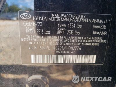 Zdjęcie 12 z 12 samochodu: 2021 HYUNDAI SONATA LIMITED VIN:5NPEH4J29MH082776 - miniatura
