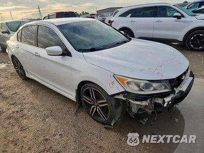 Czwarte zdjęcie samochodu z boku: 2017 HONDA ACCORD SPORT VIN:1HGCR2F53HA289965 - miniatura