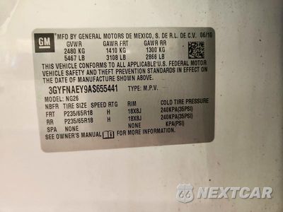 Zdjęcie 13 z 13 samochodu: 2010 CADILLAC SRX LUXURY COLLECTION VIN:3GYFNAEY9AS655441 - miniatura