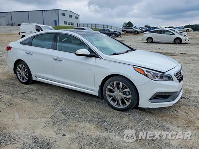 Czwarte zdjęcie samochodu z boku: 2015 HYUNDAI SONATA LIMITED 2.0T VIN:5NPE34AB3FH194930 - miniatura