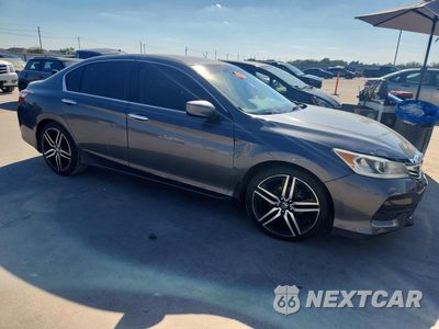Czwarte zdjęcie samochodu z boku: 2017 HONDA ACCORD LX VIN:1HGCR2F32HA257152 - miniatura