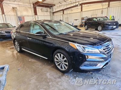 Czwarte zdjęcie samochodu z boku: 2016 HYUNDAI SONATA LIMITED VIN:5NPE34AF7GH305628 - miniatura