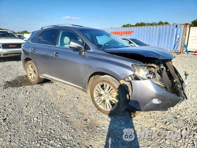 Czwarte zdjęcie samochodu z boku: 2013 LEXUS RX 350 VIN:2T2ZK1BA8DC112257 - miniatura