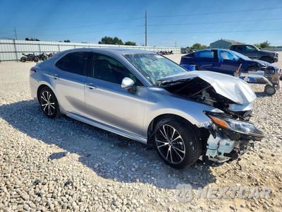 Czwarte zdjęcie samochodu z boku: 2019 TOYOTA CAMRY HYBRID SE VIN:4T1B21HK3KU511692 - miniatura