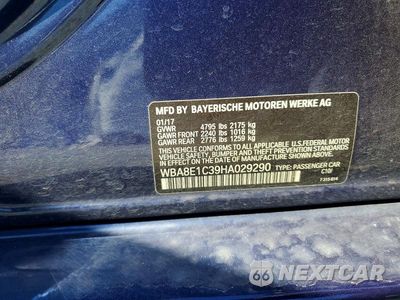 Zdjęcie 12 z 12 samochodu: 2017 BMW 330E VIN:WBA8E1C39HA029290 - miniatura