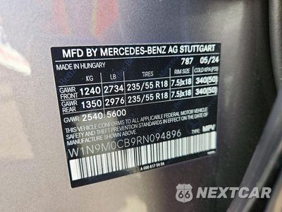 Zdjęcie 14 z 14 samochodu: 2024 MERCEDES-BENZ EQB 250+ VIN:W1N9M0CB9RN094896 - miniatura