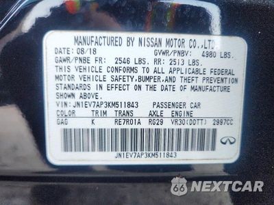 Zdjęcie 13 z 13 samochodu: 2019 INFINITI Q50 3.0T LUXE VIN:JN1EV7AP3KM511843 - miniatura