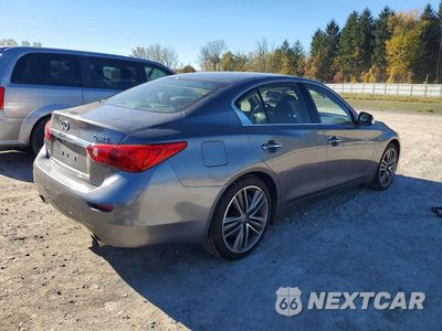 Trzecie zdjęcie samochodu z tyłu: 2014 INFINITI Q50 SPORT VIN:JN1BV7ARXEM706041 - miniatura