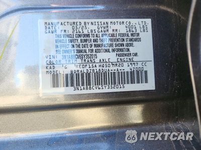 Zdjęcie 13 z 13 samochodu: 2025 NISSAN SENTRA SV VIN:3N1AB8CV6SY352015 - miniatura