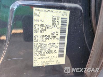 Zdjęcie 12 z 12 samochodu: 2014 NISSAN XTERRA S VIN:5N1AN0NW8EN813711 - miniatura