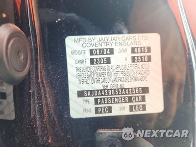 Zdjęcie 12 z 12 samochodu: 2005 JAGUAR XKR VIN:SAJDA42B853A42365 - miniatura