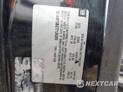 Zdjęcie 12 z 12 samochodu: 2007 CHEVROLET COBALT VIN:1G1AM15B277126265 - miniatura