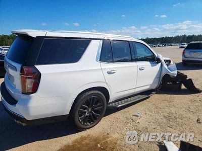 Trzecie zdjęcie samochodu z tyłu: 2022 CHEVROLET TAHOE K1500 HIGH COUNTRY VIN:1GNSKTKL1NR150933 - miniatura